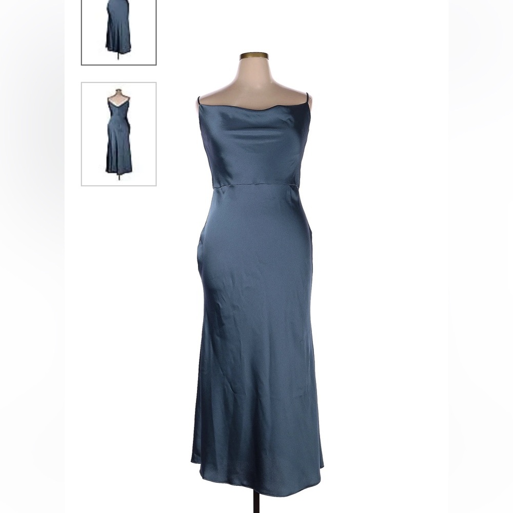 Gorgeous blue formal gown never worn!